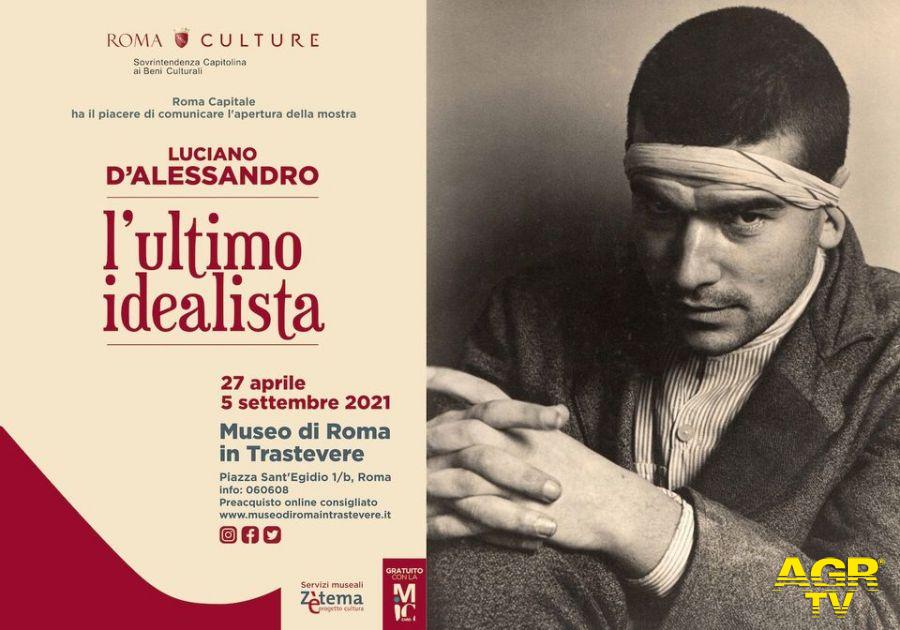 Luciano D’Alessandro. L’ultimo idealista” in mostra da oggi al Museo di Roma in Trastevere
