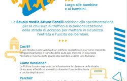 La campagna strade scolastiche arriva ad Ostia Antica, alla Fanelli Marini l'isola pedonale tutti i mercoledì