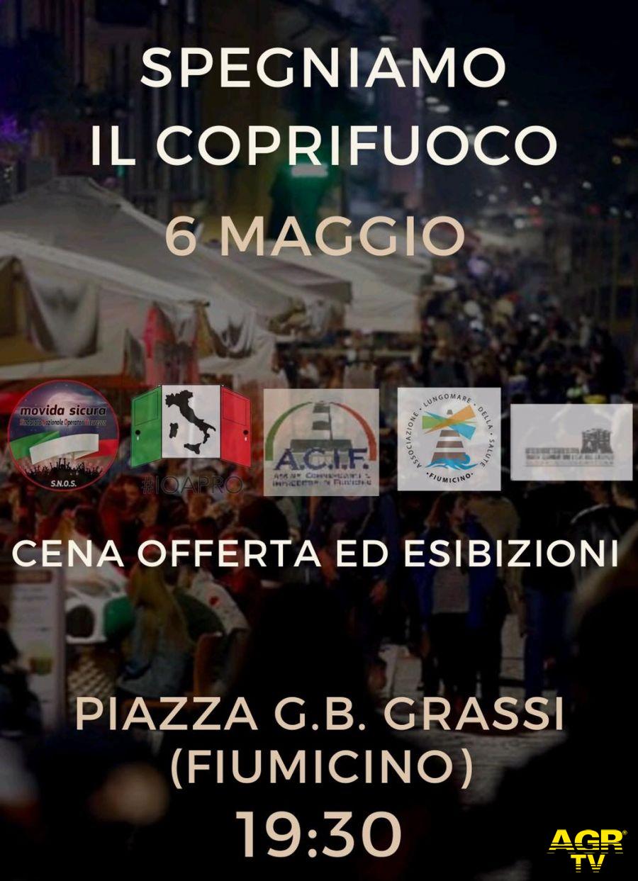 locandina io apro piazza grassi fiumicino locandina io apro piazza grassi fiumicino