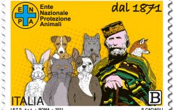 Filatelia, emesso il francobollo commemorativo dei 150 anni dell'ENPA
