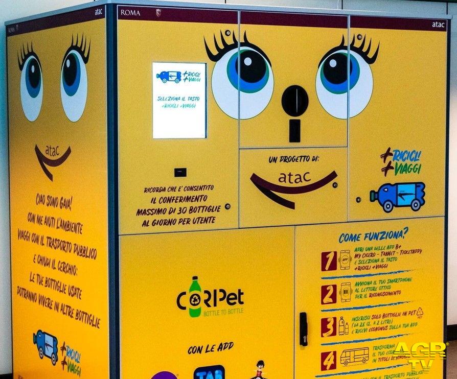 Avanzano le macchinette mangiaplastica, nuove installazioni in IV ed VIII Municipio Avanzano le macchinette mangiaplastica, nuove installazioni in IV ed VIII Municipio