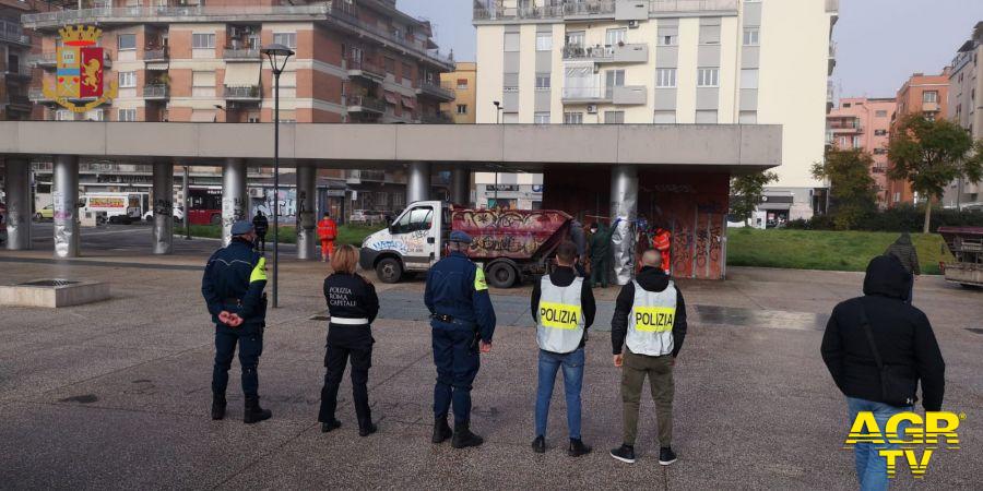 Polizia&Vigili urbani, stop al degrado nel III Municipio Polizia&Vigili urbani, stop al degrado nel III Municipio
