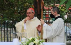 benedizione nuova cappella chiesa Bonaventura Torre Spaccata