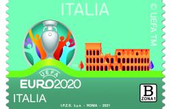 Europei di calcio 2020, da oggi  sono celebrati anche con un francobollo