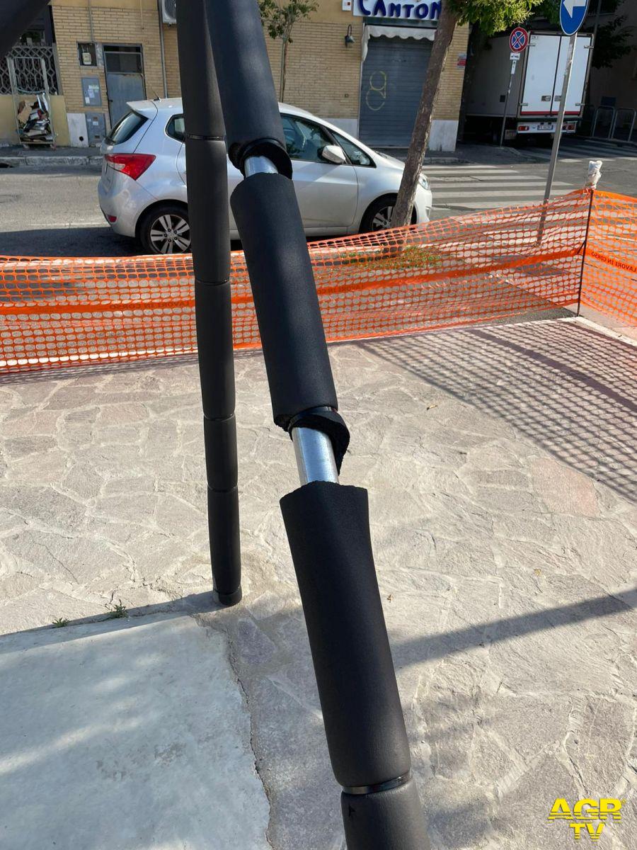 accessorio anti urto vandalizzato parco simone costa