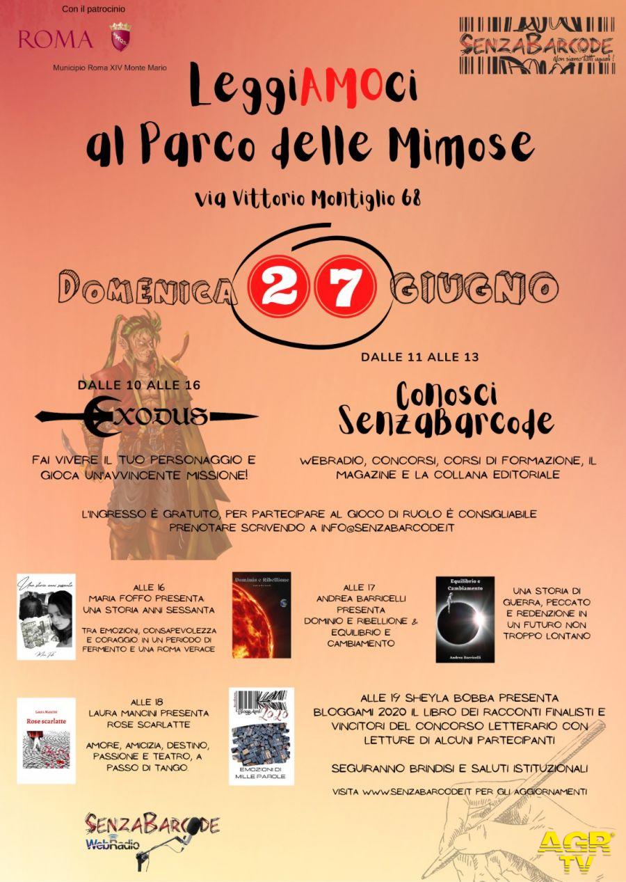 Giochi di ruolo, letteratura e cultura al Parco delle Mimose: il 27 Giugno arriva LeggiAMOci