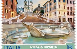 L'Italia riparte, Roma ti aspetta.....per ora è un francobollo