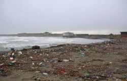Spiagge sporche a Fiumicino