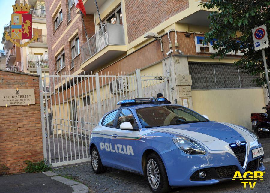 Rapina Ponte Mammolo Polizia