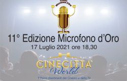 Sabato 17 luglio il Microfono d'Oro 2021 a Cinecittà World