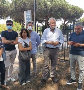 Fregene, inaugurato il nuovo cantiere della ciclabile Fregene, inaugurato il nuovo cantiere della ciclabile