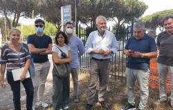 Fregene, inaugurato il nuovo cantiere della ciclabile