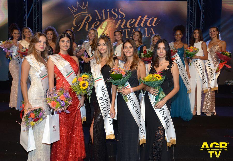 Miss Reginetta d'Italia e le miss fasciate