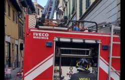 Firenze. Incendio che ha coinvolto un appartamento in Via Panicale