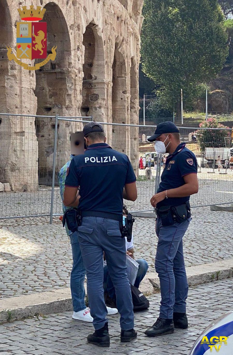 Roma. Continuano i servizi antiabusivismo al Colosseo