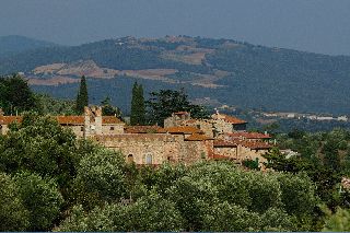 Suvereto vista dall'alto