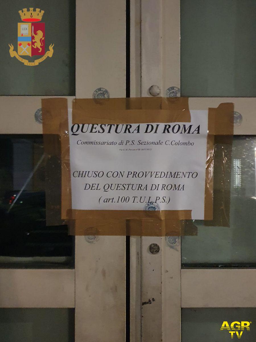 Roma, alcol ai minori, giro di vite della polizia, dieci giorni di chiusura ad un locale di Testaccio