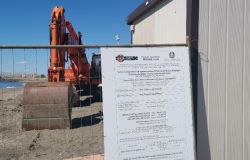 cantiere aperto ad Ostia ponente