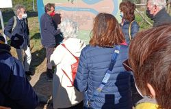 il direttore del parco illustra il progetto