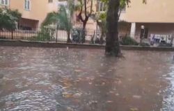 Acilia, Via Domenico Morelli allagata