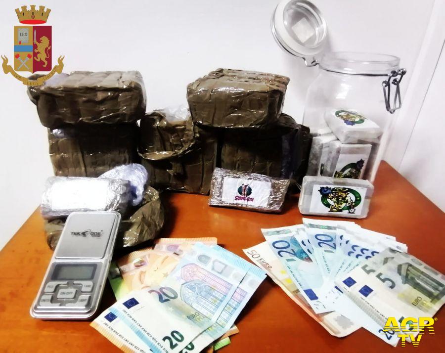 polizia droga sequestrata Primavalle