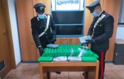 Tivoli maxi-sequestro di droga, oltre 40 kg. di cocaina, due in manette