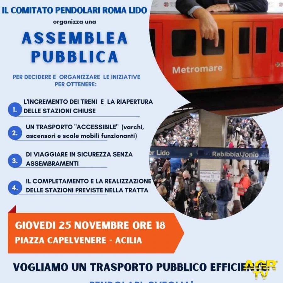 Roma-Lido, giovedì assemblea dei pendolari ad Acilia, intanto Francesca De Vito attacca: dove stanno i soldi delle manutenzioni?