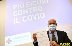 campagna regionale contro il covid uso della mascherina presidente Zingaretti