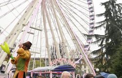 Alla Fortezza da Basso la ruota panoramica mobile più alta d'Italia