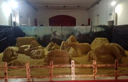 Torvajanica, Natale 2021 inaugurati i giardini incantati e il presepe di sabbia