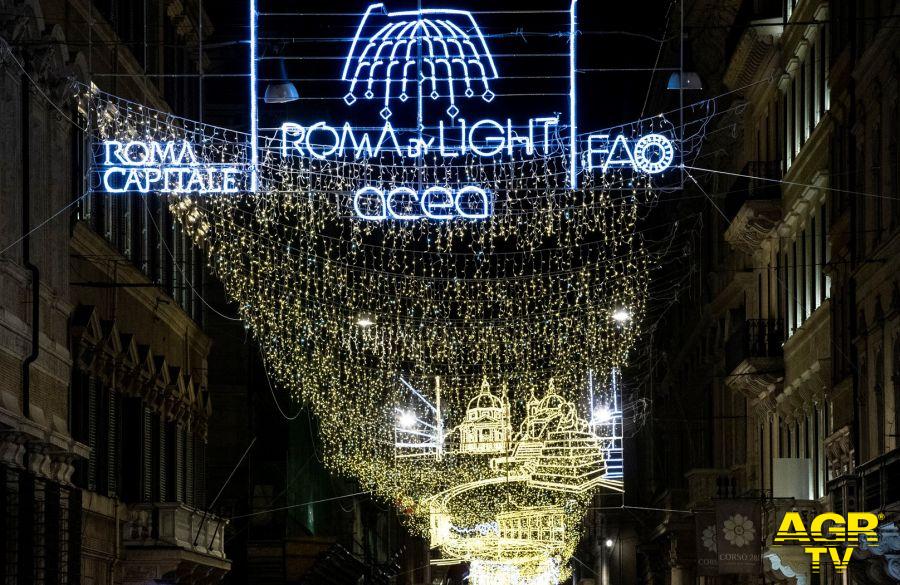 Roma, luminarie.... pubblicato il bando per accendere di luci e colori il Natale 2023