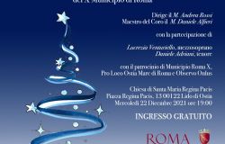 Ostia, Concerto di Natale alla Regina Pacis, con il tenore Daniele Adriani e la mezzosoprano Lucrezia Venturiello