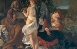 Caravaggio, riposo durante la fuga in Egitto