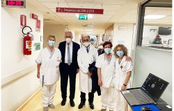 Eugenio Giani con la Direzione e gli operatori dell’Azienda