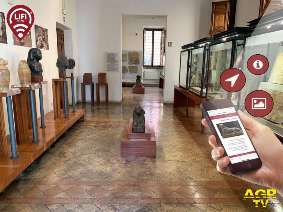 Roma, al Museo Barraco il nuovo progetto Li-Fi, informazioni ed immagini delle opere mediante la luce