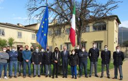 Il Questore della Provincia di Firenze Maurizio Auriemma in visita al Commissariato della Polizia di Stato di Sesto Fiorentino