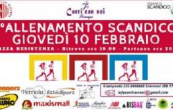 Scandicci. “Corri con noi”: giovedì 10 febbraio (ritrovo alle 19 a Resistenza, partenza alle 20) secondo allenamento a Scandicci con corsa e camminata in sicure