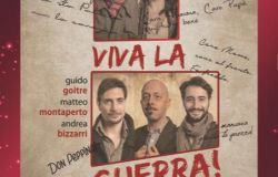 Ostia teatro Manfredi, domani sera 11 febbraio debutto di Viva la guerra