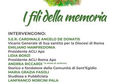 “I fili della Memoria le ACLI di Roma tra storia, testimonianze e visione scritto da Lidia Borzì e Maria Grazia Fasoli