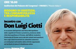 Educare alle legalità. Don Luigi Ciotti incontra le scuole (e non solo) a Firenze