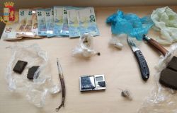 polizia droga soldi ed un'arma sequestrati a colleferro