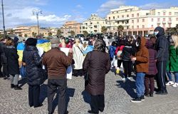 Roma, dal litorale al Campidoglio, stop alla guerra e solidarietà al popolo ucraino