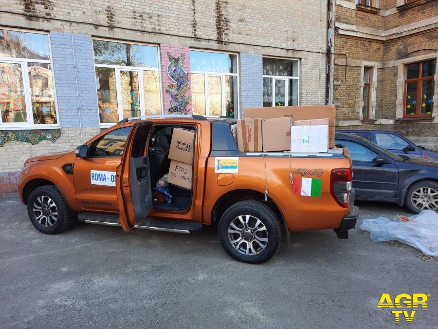 il pick up giunto a destinazione