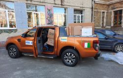 Da Ostia a Leopoli, per portare con il suo Pick up aiuti alla popolazione Ucraina