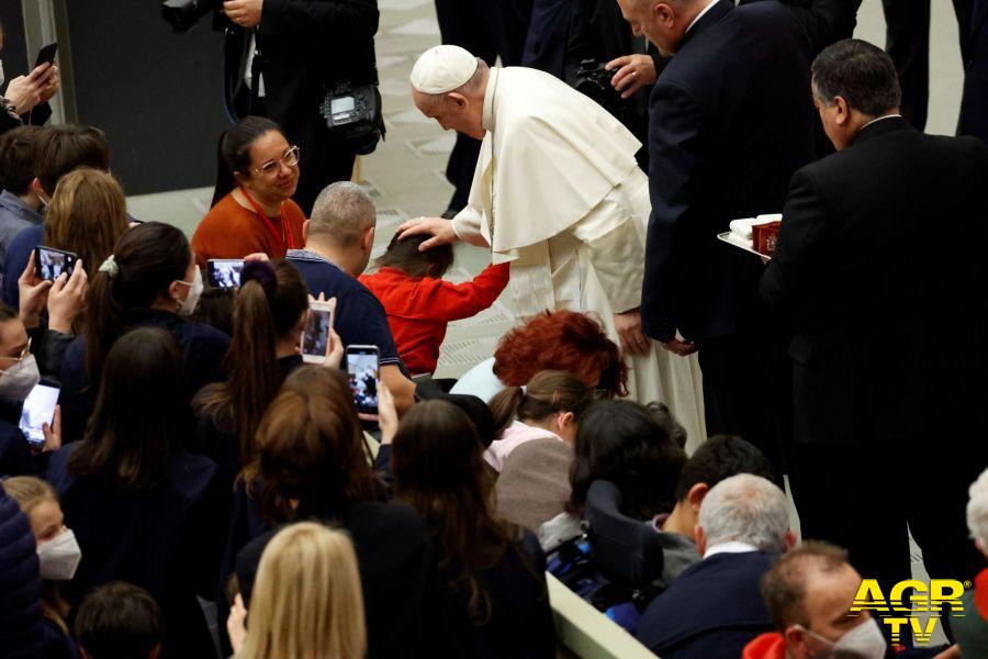 I bambini dell'Antoniano con papa Francesco