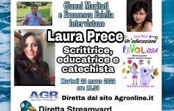 Gianni Maritati e Francesca Faiella intervistano la scrittrice, educatrice e catechista Laura Prece