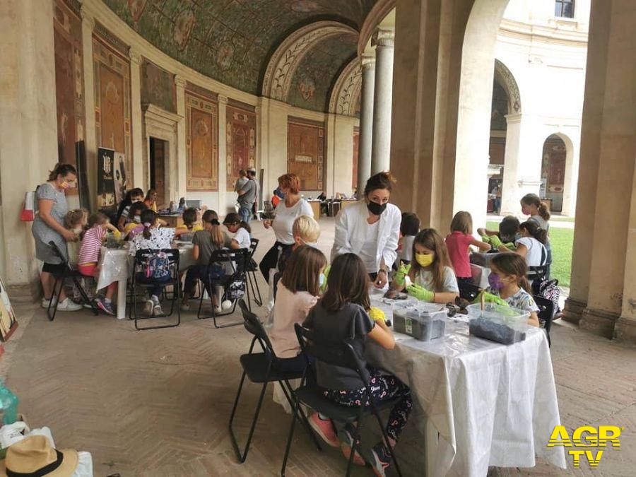 un momento dell'evento Festa Etrusca. La Storia si racconta. ospitato a Villa Giulia nel settembre 2021.  