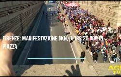 Firenze: Manifestazione GKn, oltre 20.000 in piazza