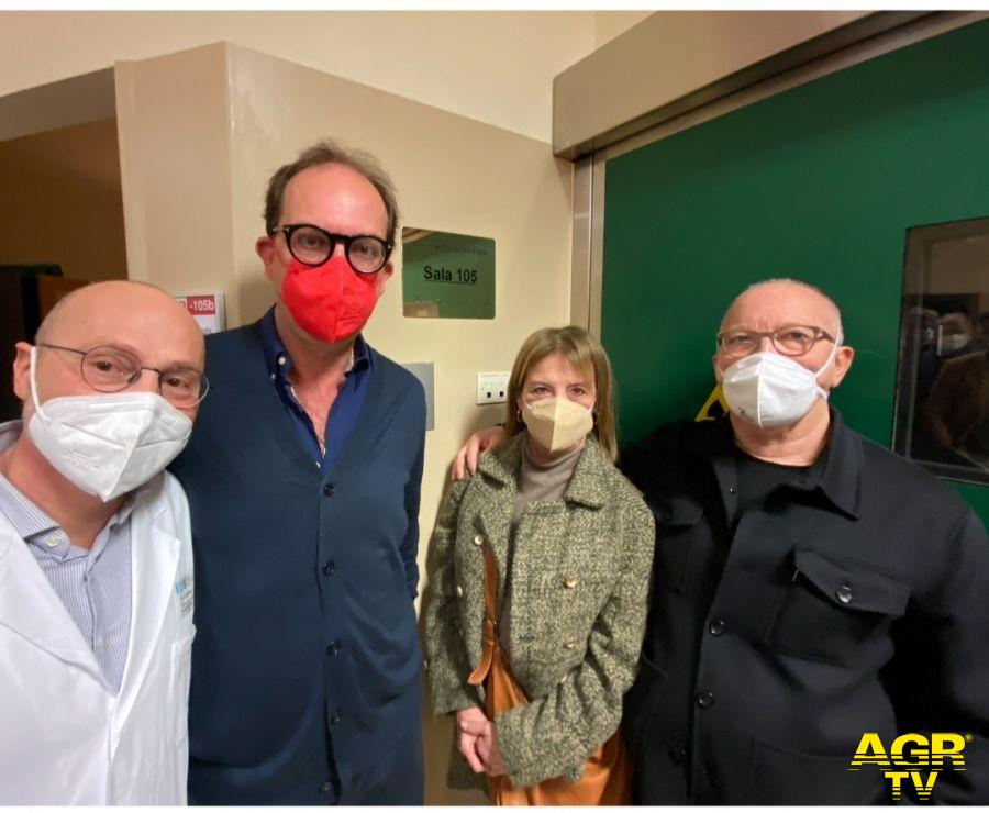 Nella foto​ Da sinistra dottor Raffaele Tucci, professor Andrea Ungar, dottoressa Maria Teresa Mechi, dottor Alberto Boccaccini
