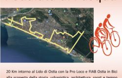 Ostia, pedalata di Pasqua con la Pro Loco ed Ostia in bici